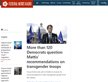 Tablet Screenshot of federalnewsradio.com
